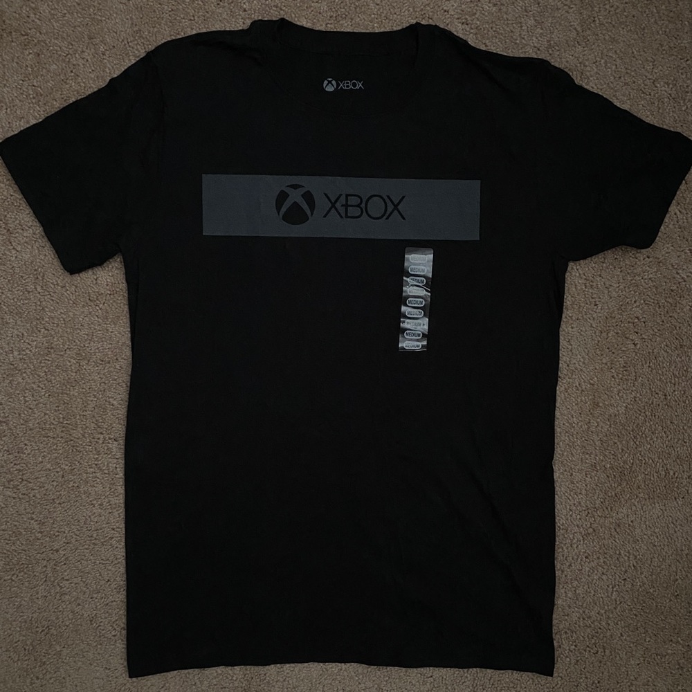 Xbox box logo gamer t shirt - Medium